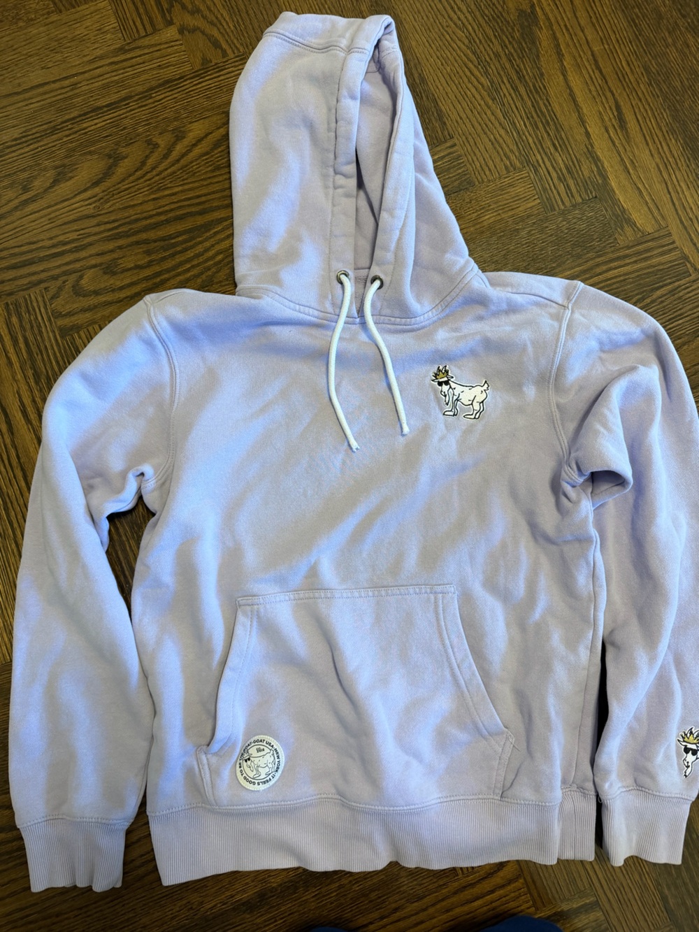 GOAT Kids Lavender Hoodie with Goat Patch